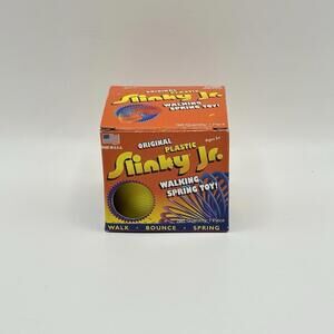 2008 The Original Slinky Brand Plastic Slinky Jr NEON Pink New Sealed NOS